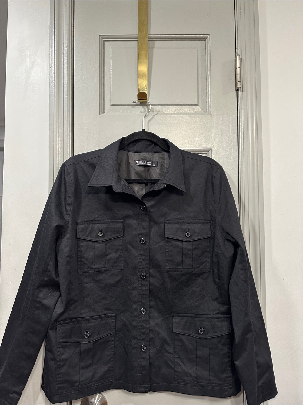 Women's Black Utility Blazer Jacket